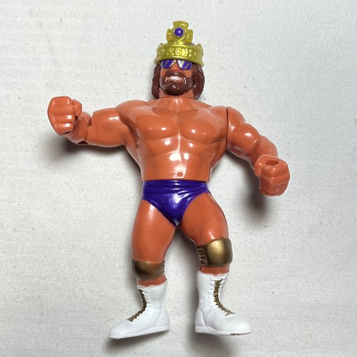Vintage 1991 Macho King Randy Savage WWF Hasbro Wr...