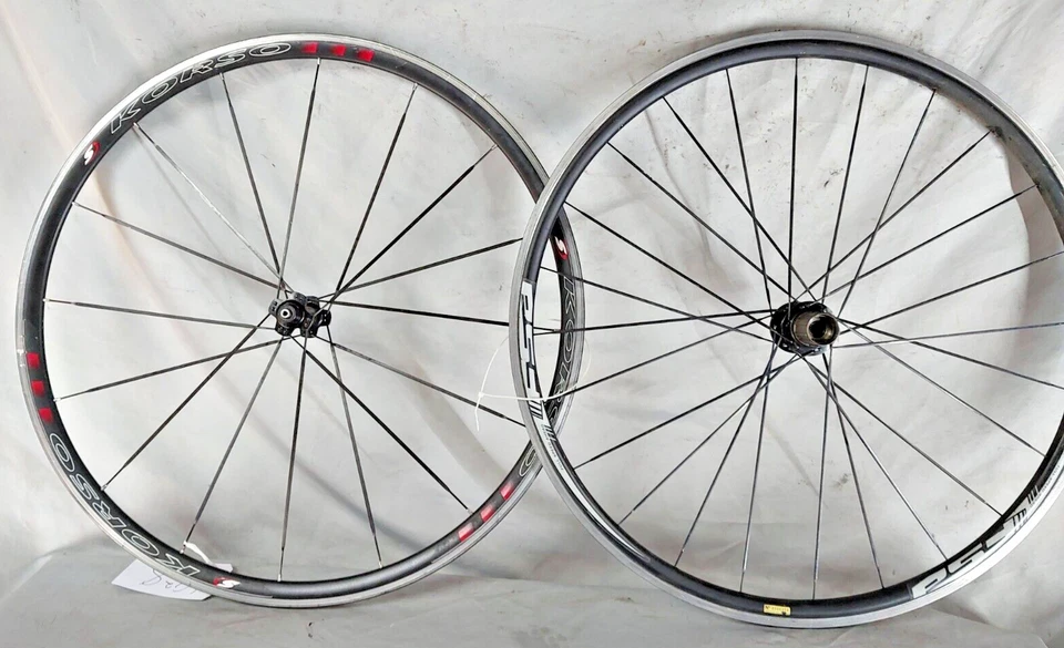 Juego de ruedas de bicicleta de carretera FSA S Korso Bontrager 700c 130/100OLW 16S hoja remitente a EE. UU. Foto 2 de 4