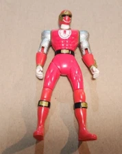 2003 Bandai POWER RANGERS RED NINJA STORM Action Figure Squeeze Legs Arms Punch