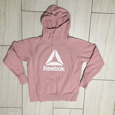 Reebok Crossfit Mock Neck Hoodie Pink Women s Large LG L ptp: 22