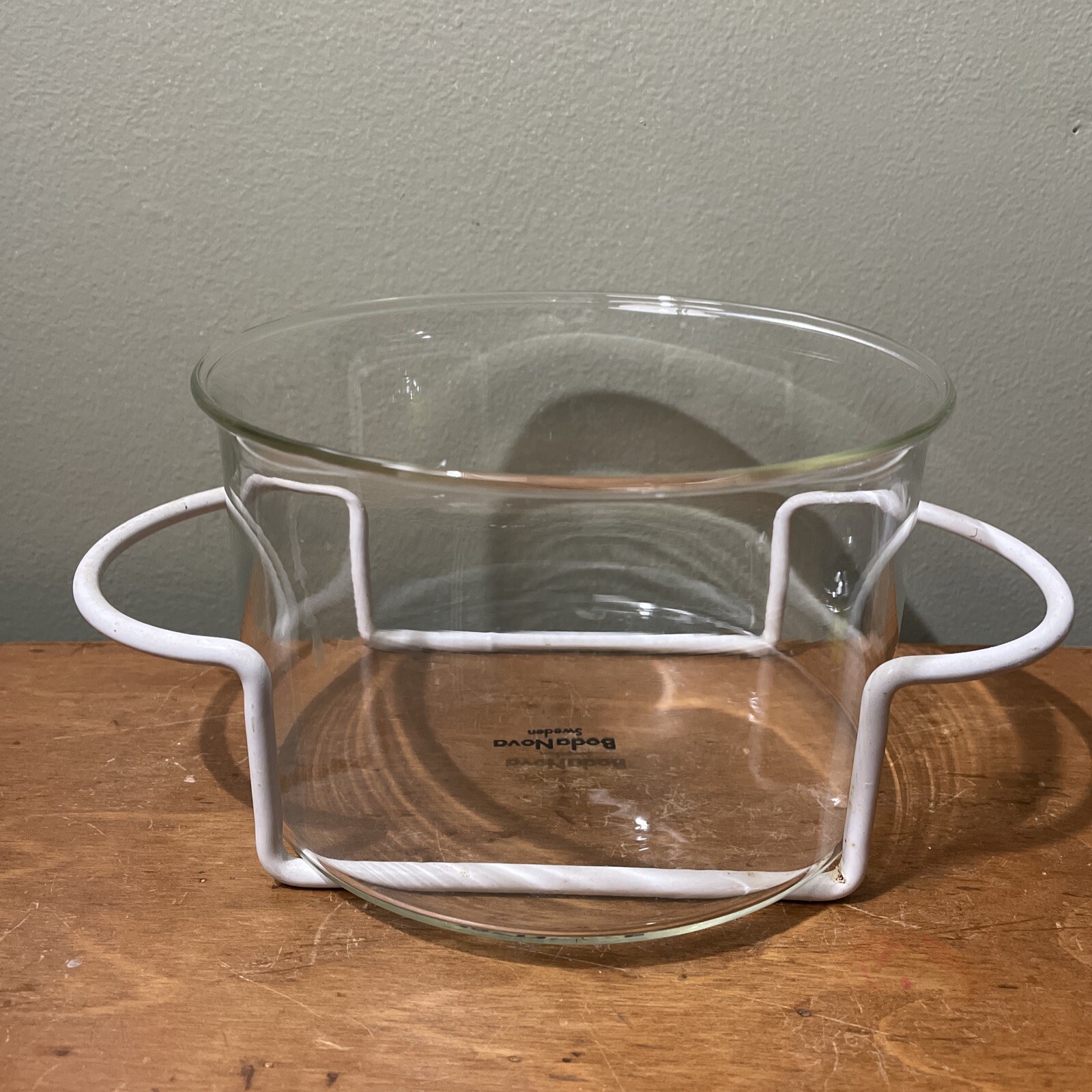 Boda Nova Glass Bowl Sweden Vintage Signe Persson Melin Made In W