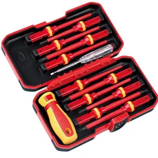 13PC 1000V Magnetic Insulated Electrician Screwdriver Set VDE-GS DIY Tool Kit