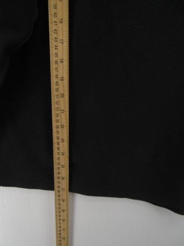 LL Bean Sweatshirt Men Large Black Fleece 1/4 Zip Pocket Pullover Outdoor Hiking - Picture 4 of 10