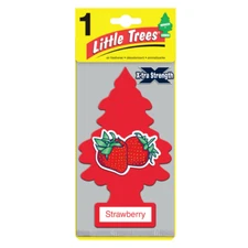 Little Trees X-tra Strength Strawberry Large Air Freshener 1 pack