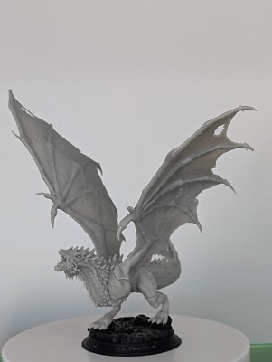 Dragon Valerion Juego De Tronos 30 Cm De Alto **SIN PINTAR**