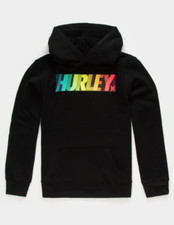 NWT Hurley 40 Thermo-Fit Fleece Lined Pullover, Rainbow, Sz M 10-12 