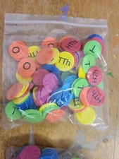 NIP Foam Place Value Disks - 140 pieces per Package - 11 Sets