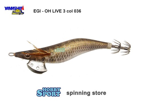 0TOTANARA EGI OH LIVE YAMASHITA MIS 3 GR 15 COL 036 TTA  PESCA SEPPIA CALAMARO - Foto 2 di 2