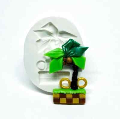  3D Sonic Kokosnuss Baum Ring Silikon Form Keks Teig Glasur Kuchen Geburtstag