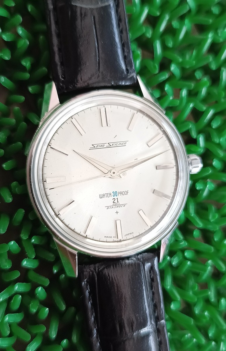 ✨SEIKO✨Skyliner✨21 JEWELS✨腕時計✨ Rare Vintage Seiko Skyliner 21 Jewels Diashock Manual wind JDM