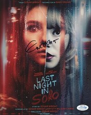 Edgar Wright Last Night in Soho Autographed Signed 8x10 Photo ACOA