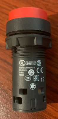 Schneider Electric XB7-NL-2 RED PUSHBUTTON 1-NC contact 22mm