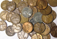 40 Different Lincoln Wheat Cents 1914-1947 All Circulated Common Dates (11.224)