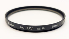 Kenko 58mm Filter MC UV SL-39 Camera Lens Protection Clear Japan