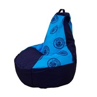 Man City Bean Chair Filled Indoors Outdoors Football Blue Gaming Beanbag Seat