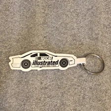 NASCAR Scene Illustrated Magazine Car Keychain Key Ring