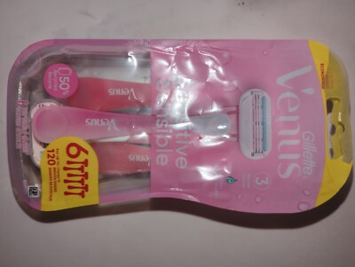 Gillette Venus Sensitive Disposable Razors for Women 6 Count