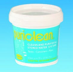PURICLEAN Wassertank Reinigungspulver 2x100g & 10 Aquamega Tabs Camper Wohnwagen Wohnmobil