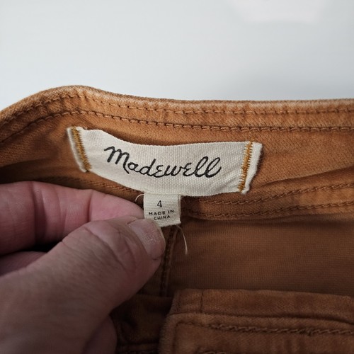 Madewell Velveteen A-line Mini Skirt Women's Size 4 - Picture 8 of 11