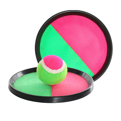 STICKY CATCH BALL SET KINDER OUTDOOR SPIEL SPIELZEUG SET GARTEN STRAND GESCHENK TENNISBALL