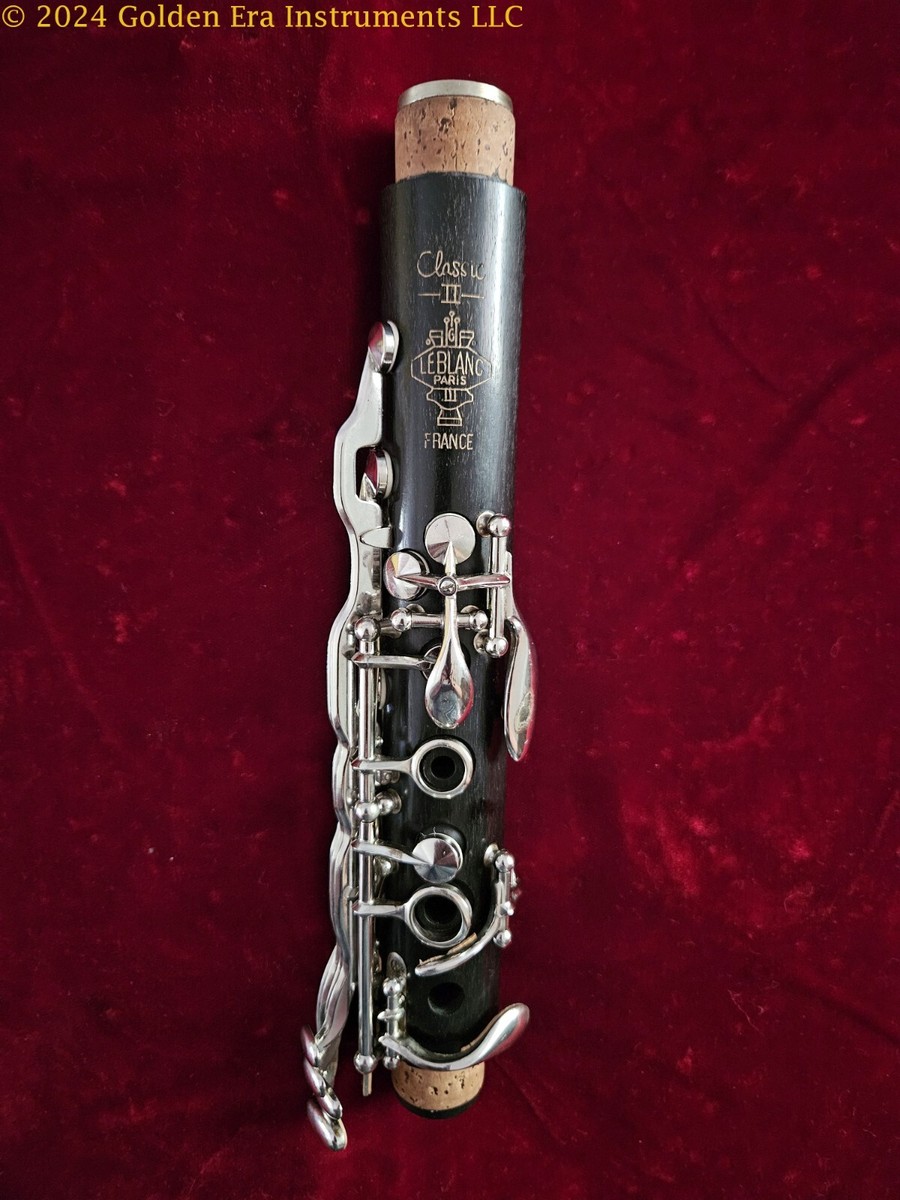 Leblanc Paris Classic II Professional Model Clarinet Circa 1960's