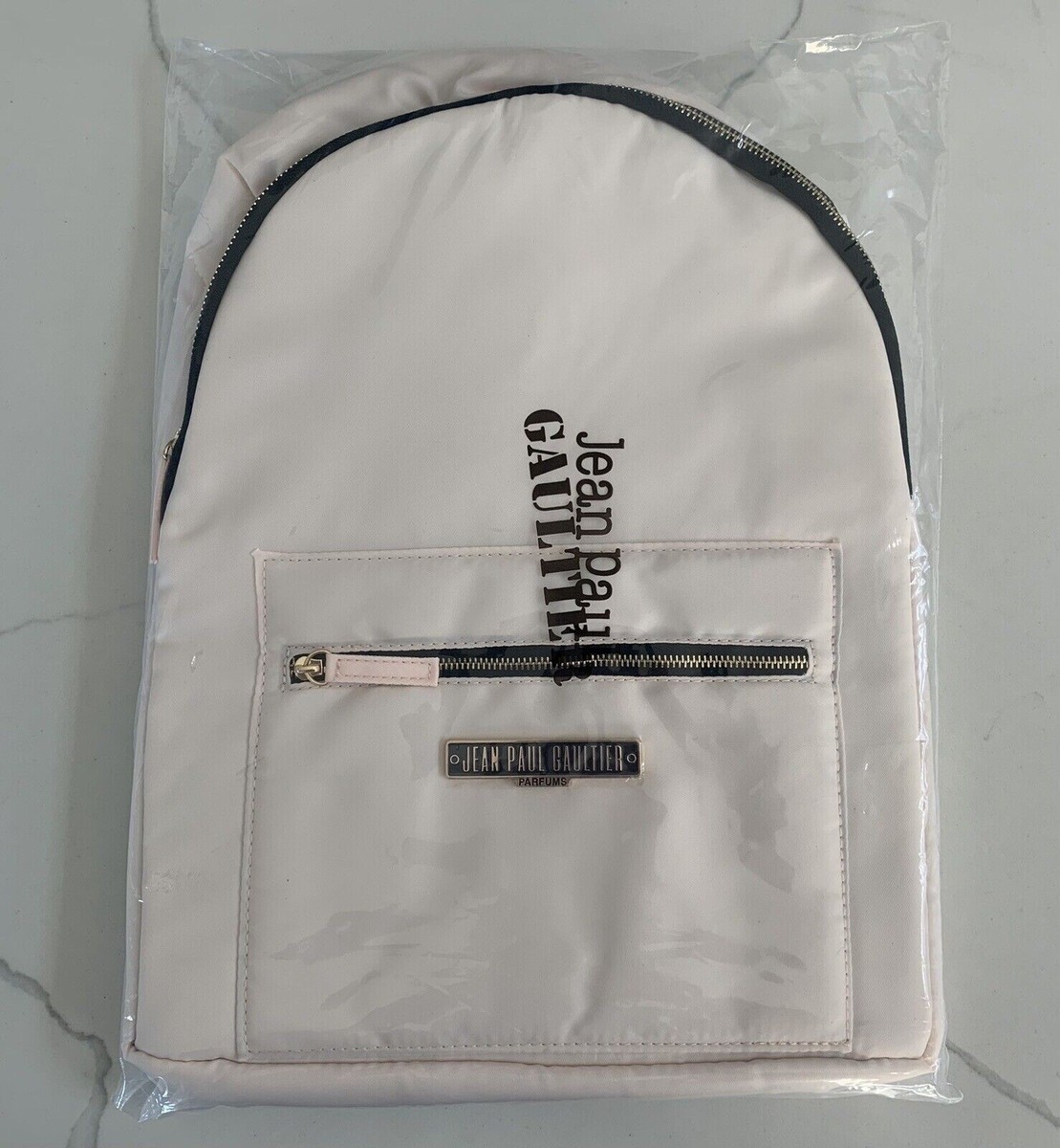 Jean Paul Gaultier Parfums Backpack pink peach gym school travel