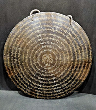 Handmade Gong 42 Cm Tibetan Mantra Design Bronze Excellent Sound Quality