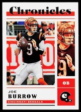 Joe Burrow 2022 Panini Chronicles Cincinnati Bengals NFL QB no.5