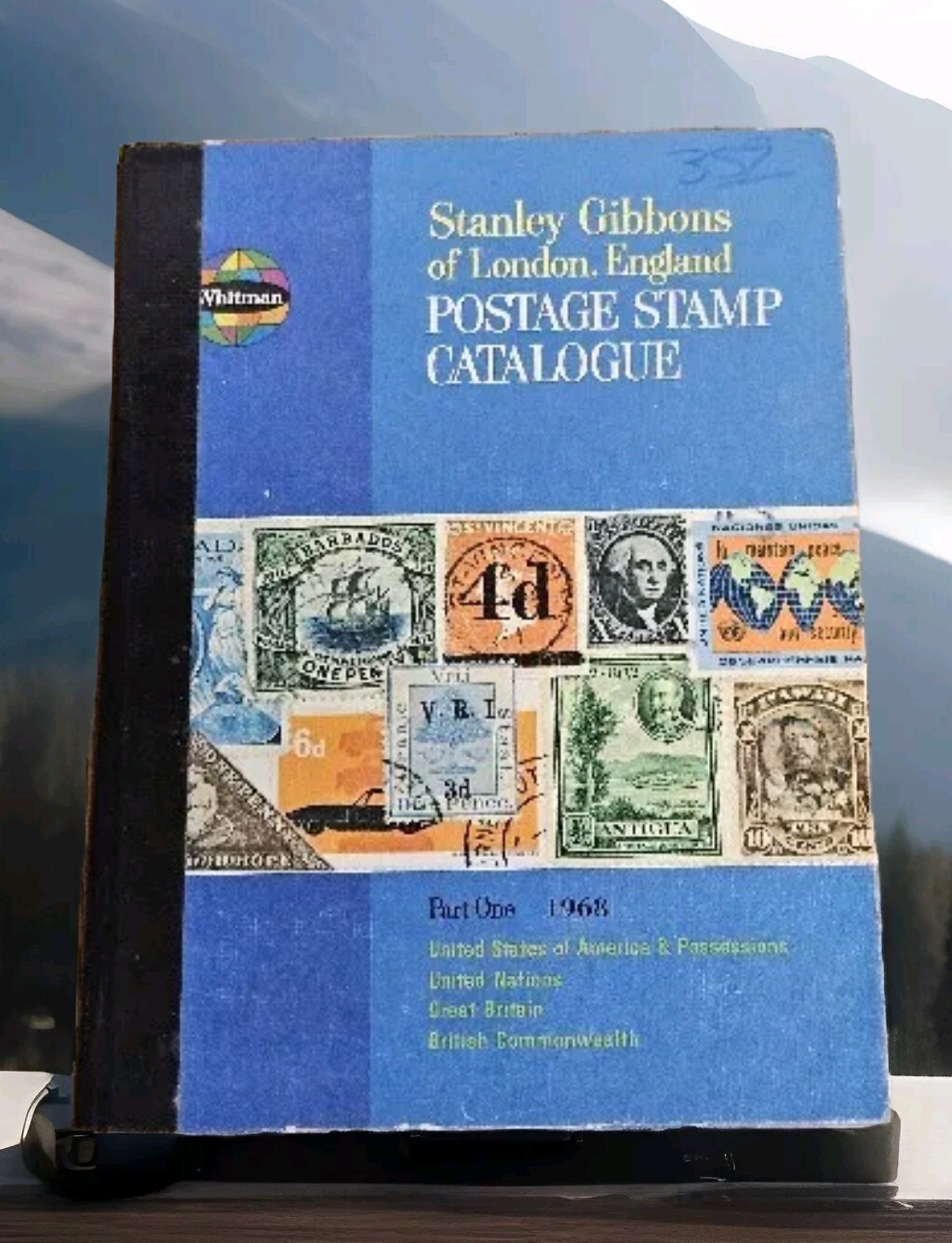 Stanley Gibbons Postage Stamp Catalog Part One Vtg 1968 Hardcover Philately 