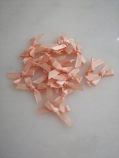 Peach Satin Bows