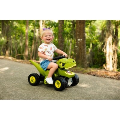 #ad T Rex Ride On Toy for Toddlers and Kids Dinosaur Power Car 4 Wheel Tyrannosaurus $92.97
