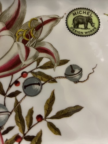 Michel Design Works” Christmas Bouquet “ Tray NEW COLLECTION 2022 - Picture 4 of 4
