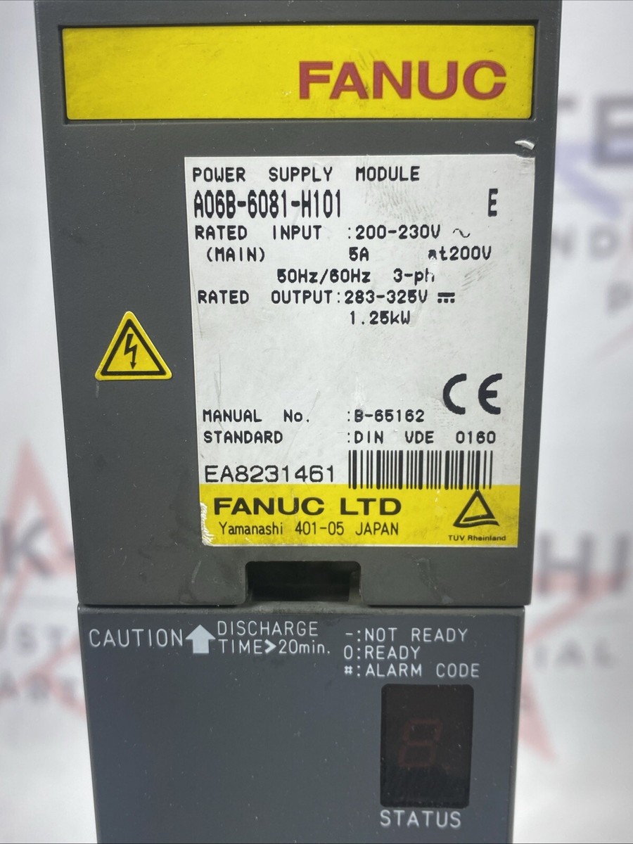 FANUC A06B-6081-H101 電源ユニット REFURBISHED FANUC A06B-6081-H101 POWER SUPPLY OVERNIGHT SHIPPING