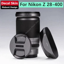 Mebont Decal Skin For Nikon Z 28-400mm F4-8 VR Lens Sticker Vinyl Wrap Film Coat