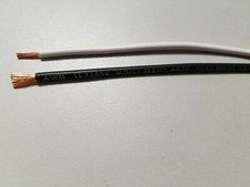 16 GAUGE WIRE WHITE  BLACK 25 FT EACH PRIMARY AWG STRANDED COPPER POWER REMOTE