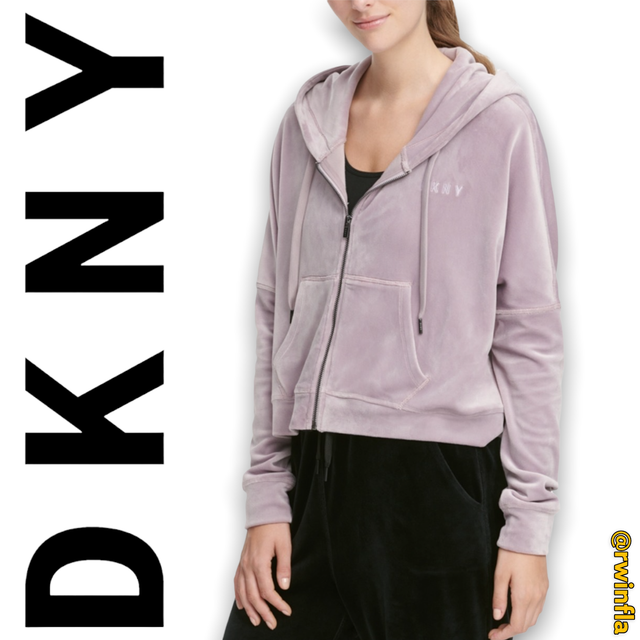 DKNY sport Sweater Logo Zip Hoodie 
