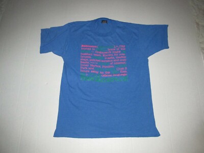 Vintage Screen Stars Best Baltimore City Slang Language T Shirt Size Large