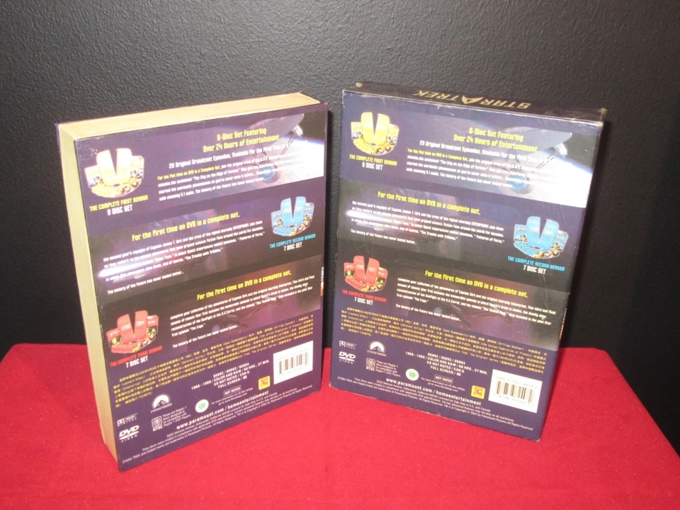 RARE STAR TREK- THE ORIGINAL SERIES 22 DVDs SEASONS 1, 2 & 3 NTSC REGION 1 - Image 4 of 4