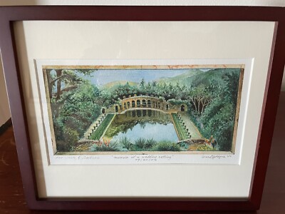 Joseph Goldyne--Original Watercolor- 2004- 10 1/2'' x 9''--Artist Inscribed