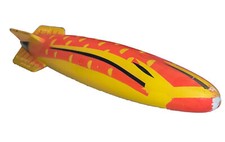 SwimWays Toypedo Gliding Underwater Torpedo Pool Toy 11.5" RARE Vintage