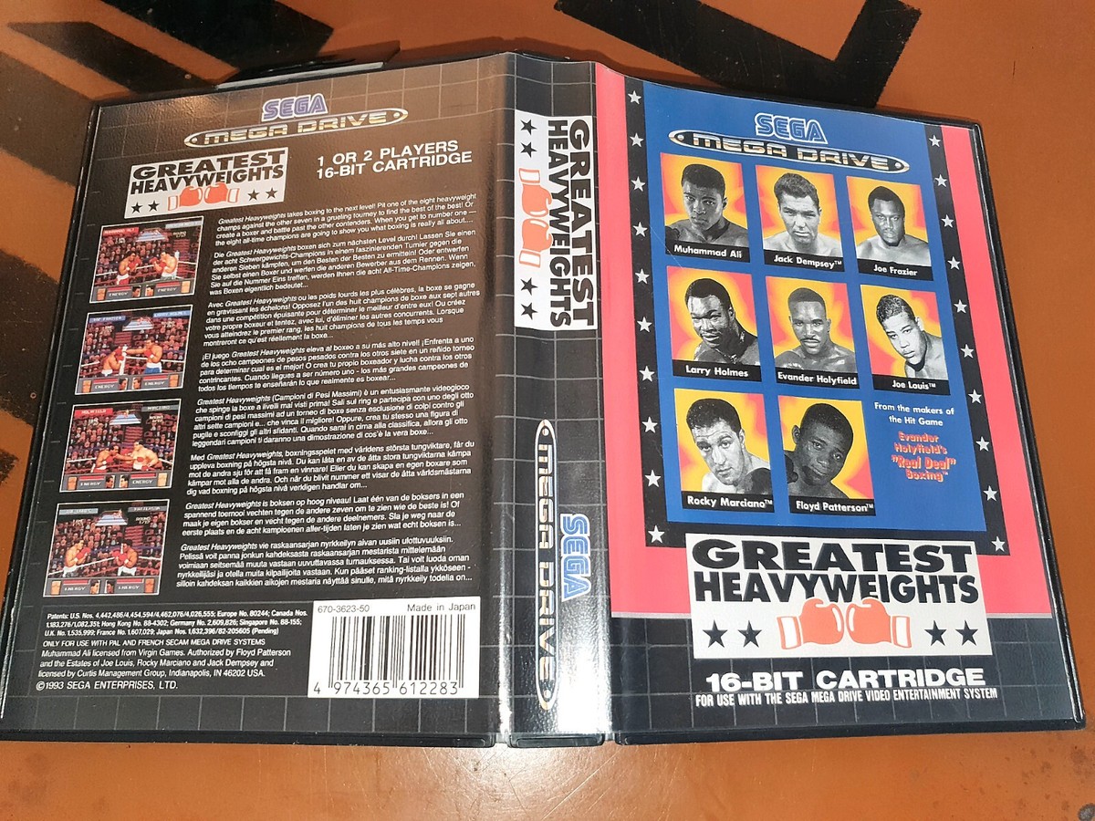 SEGA Mega Drive - Greatest Heavyweights Boxing - TOP / MD Spiel