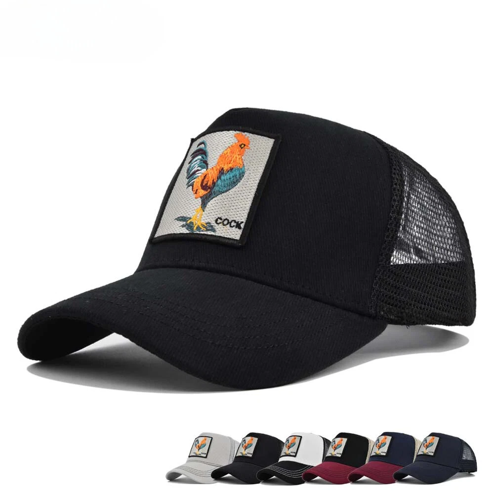 Cappellino da camionista con toppa ricamata River Mountain