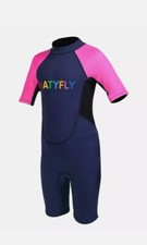 NATYFLY Kids Wetsuit Premium 2mm Neoprene Short Sleeve 3x-large 10/12