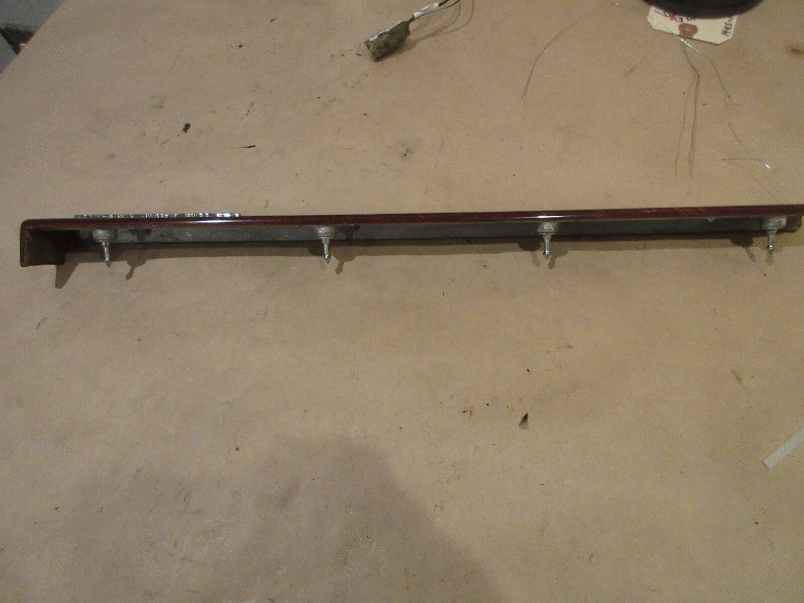 Maserati Quattroporte 2005 - RH Dash Plate Mahogany Inlay - P/N 67716580