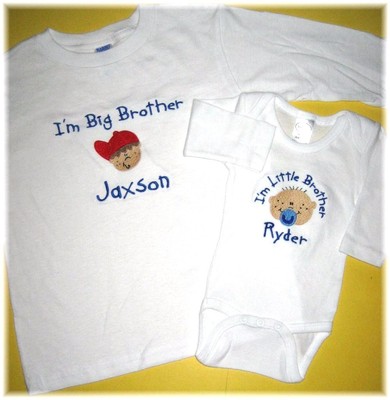 personalized big sister little sister outfits