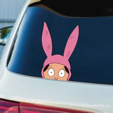 Louise Bobs Burgers Vinyl Window Peeker Sticker Peekaboo Stickers Waterproof