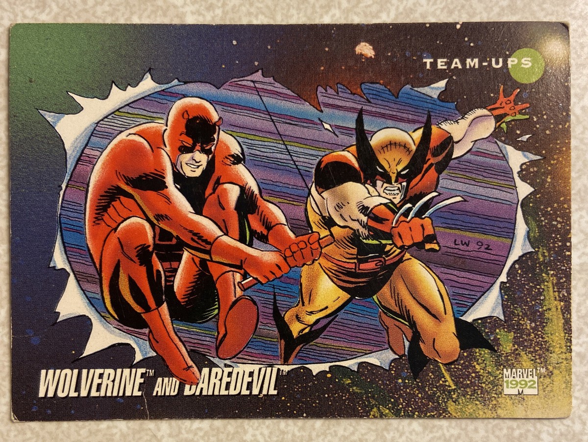 1992 Marvel Impel Team Ups Wolverine And Daredevil #84 | eBay