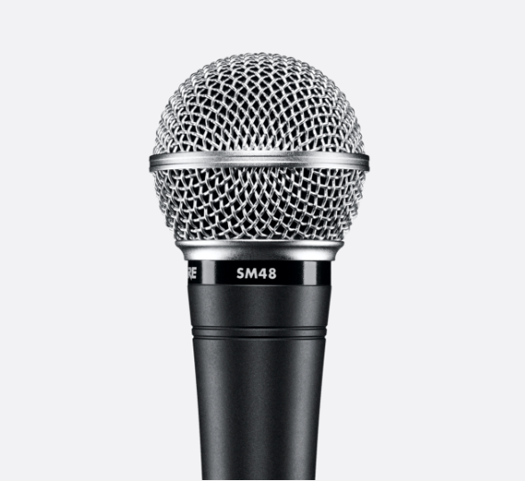 Shure SM48 Dynamic Wired Professional Microphone for sale online