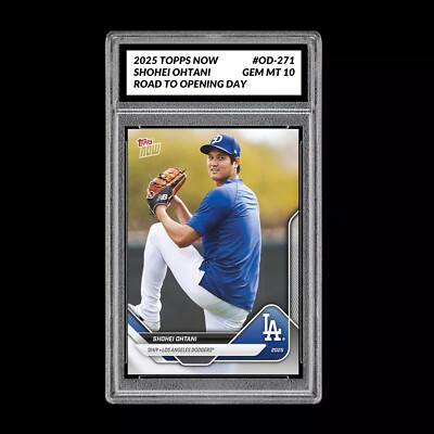 Shohei Ohtani 記念 2025 Graded 10 Shohei Ohtani 2025 Topps Now Road to Opening Day #OD-271