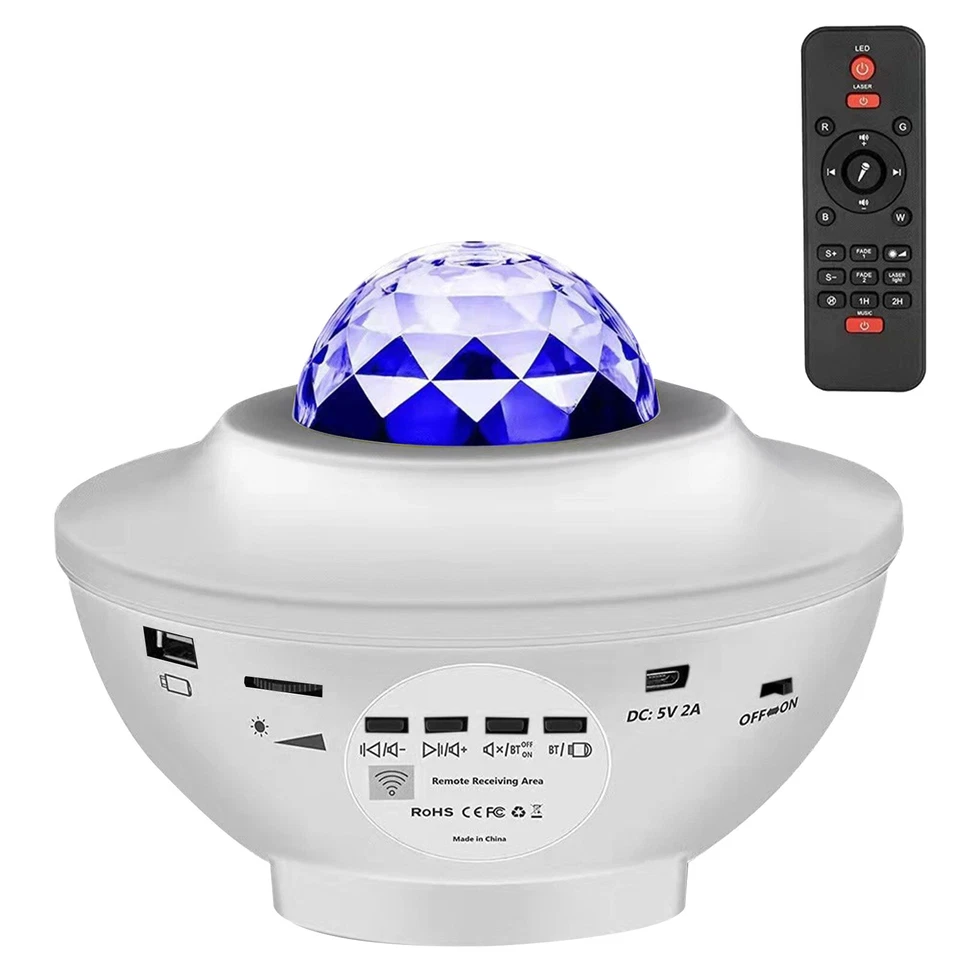 LED Sternenhimmel Projektor Nachtlicht Galaxy Fernbedienung Star Projektor Party - Bild 3 von 4